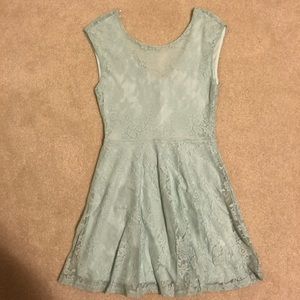 💜Cotton On Sleeveless Lace Patterned Dress